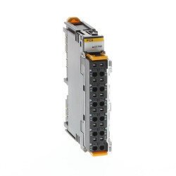 OMRON SmartSlice I/O power connection module, 8 x V and 4 x G terminals - 1