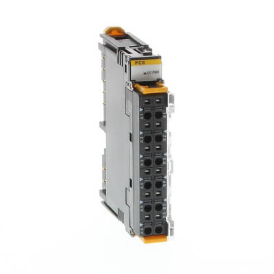 OMRON SmartSlice I/O power connection module, 8 x V and 4 x G terminals - 1