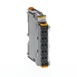 OMRON SmartSlice I/O power feed module, 24 VDC input, 4 x V and 8 x G terminals - 1