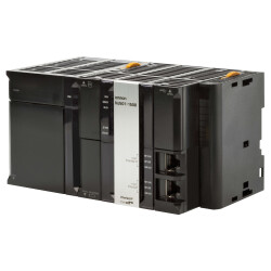 OMRON Sysmac NJ5 CPU, 20MB hafıza, dahili EtherCAT (64 servo eksen, toplamda 192 EtherCAT cihazı) ve EtherNet/IP - 1