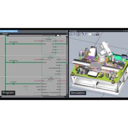 OMRON Sysmac Studio Vision and Delta Robots Integrated Simulation - 1