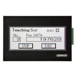 OMRON Touch screen HMI, 3.8 inch STN Mono LED: White/Pink/Red, RS232C, 5VDC - 1