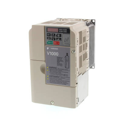 OMRON V1000 Inverter drive, 1.5/2.2KW(HD/ND), 4.8/5.4A(HD/ND), 400 VAC, three phase input, sensorless vector, built in filter - 1