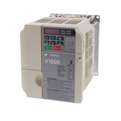 OMRON V1000 invertör, 3~ 400 VAC, 0.37 kW, 1.2 A, sensörsüz vektör - 1