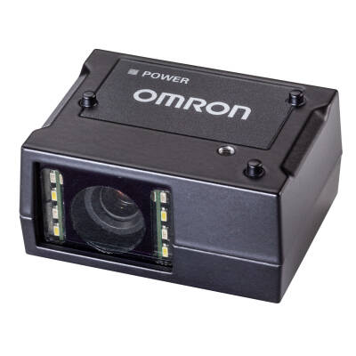 Omron - V320-F050M03M-NNX V320 Code reader, 0.3 MP monochrome, Medium view, Fixed focus 50 mm, No outer light, X-Mode decoder, RS-232, Ethernet via USB, IP40 - 1