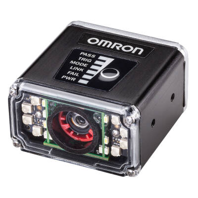 Omron - V430-F050M03M-SWP V430 Code Reader, 0.3 MP monochrome, Medium view, Fixed focus 50 mm, White light, 1D/2D decoder, Ethernet TCP/IP, EtherNet/IP, PROFINET, IP65/IP67 - 1