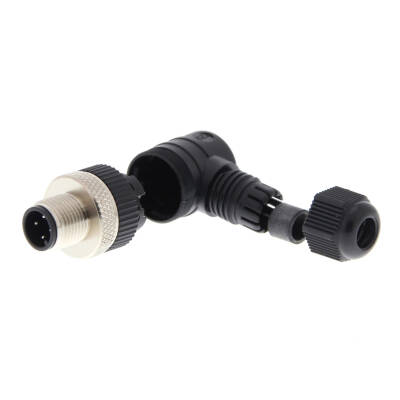 Y92E-MM12PVC4Aconf-L - Field Assembly Connector - 1