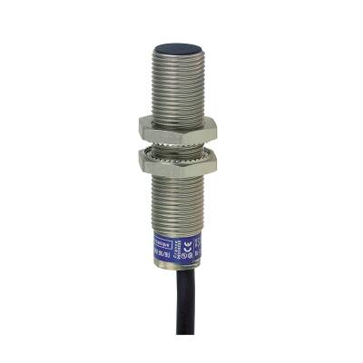 XS612B1MBL2 - M12 Endüktif Sensör 24-240VAC/DC NK Düz Kafa 4 mm Alg.L=53mm, 2 Mt. Kablolu - 1