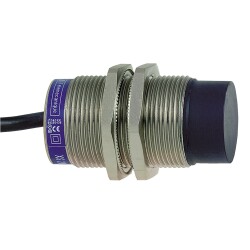 XS630B4MBL2 - M18 Endüktif Sensör 24-240VAC/DC NK Çıkık Kafa 12 mm Alg.L=63mm, 2 Mt. Kablolu - 1