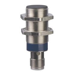 XS518B1NAM12 - M18 Endüktif Sensör NPN NA Düz Kafa 5 mm Alg.L=50mm, M12-4 Pin Soketli - 1