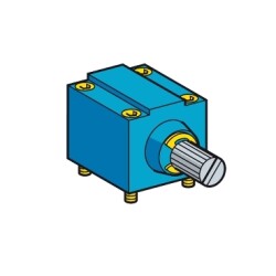 Telemecanique - ZC2JE096 Limit switch başlığı, Limit switch'ler XC Standard, ZC2J, kol sabit sol ve sağ çalıştırma olmadan, -40 °C - 1