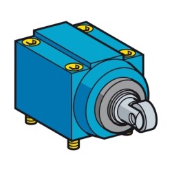 Telemecanique - ZC2JE655 Limit switch başlığı, Limit switch'ler XC Standard, ZC2J, yan çelik makaralı piston dikey, +120 °C - 1