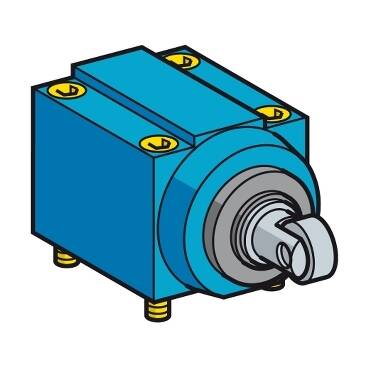 Telemecanique - ZC2JE656 Limit switch başlığı, Limit switch'ler XC Standard, ZC2J, yan çelik makaralı piston dikey, -40 °C - 1